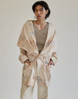 Honey Patterned Shawl Jacket - Hey Jude