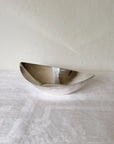 Silver Stainless Boat Bowl