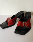 Chili Buckle Strap Heeled Sandals | Size 39 - Hey Jude