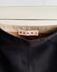 Marni Two-Tone Cotton Mini Skirt
