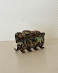 Parcelona | Earthy Silver Swirl 2.5” Hair Claw