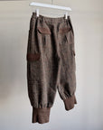 Carob Speckled Cargo Capris