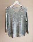 Sea Glass Silk Knit Sweater - Hey Jude