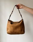 Coach Tan Folded Shoulder Bag