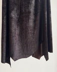 Dark Chocolate Reptile Print Skirt
