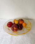 Marbled Blown Glass Platter