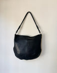 Ink Smooth Leather Crescent Bag
