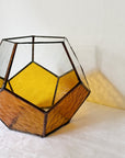 Geometric Stained Glass Terrarium