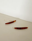 Parcelona | Small Oblong Hair Clips in Tortoise
