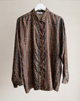 Baroque Stripe Silk Blouse - Hey Jude