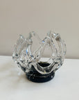 Clear Blown Glass Sculpture