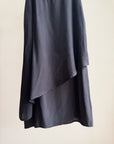 Obsidian Silk Layered Dress