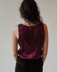 Merlot Silk Tank