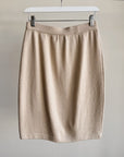 St John Dune Wool Knit Skirt