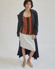Navy Longline Trench Coat - Hey Jude