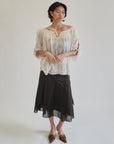 Marc Jacobs Cream Silk Peasant Blouse - Hey Jude