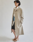 Sandstone Classic Minimal Cotton Trench - Hey Jude