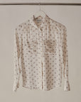 Ivory Polka Dot Blouse