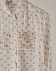 Ivory Polka Dot Blouse