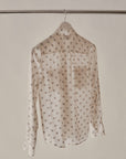 Ivory Polka Dot Blouse