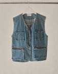 Denim Utility Vest