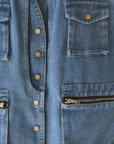 Denim Utility Vest