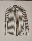 Forest Striped Button-Down Shirt