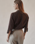 Bay Leaf Silk Trousers