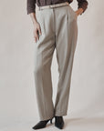 Bay Leaf Silk Trousers