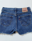Vintage Levi’s 501 Dark Denim Shorts | Size 30