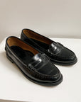 Obsidian Structured Leather Loafer | Size 7