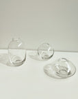 Clear Glass Bud Vases