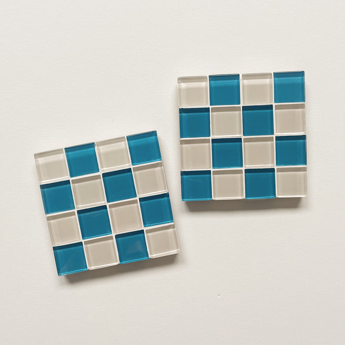 Glass Tile Coaster | Cottage By The Beach