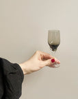 Delicate Smokey Aperitif Glasses