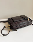 Umber Soft Leather Crossbody Bag