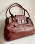 Auburn Danier Leather Shoulder Bag