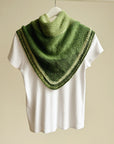 Fern Tonal Knit Triangle Scarf