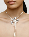 Wolf Circus | Flower Cord Necklace in Cream