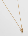 Wolf Circus | Cherub Charm Necklace in Gold