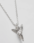 Wolf Circus | Cherub Charm Necklace in Silver