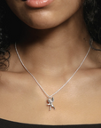 Wolf Circus | Cherub Charm Necklace in Silver