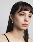 Wolf Circus | Sage Drop Earrings in Silver