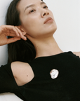 Wolf Circus | Bean Brooch in Silver - Hey Jude