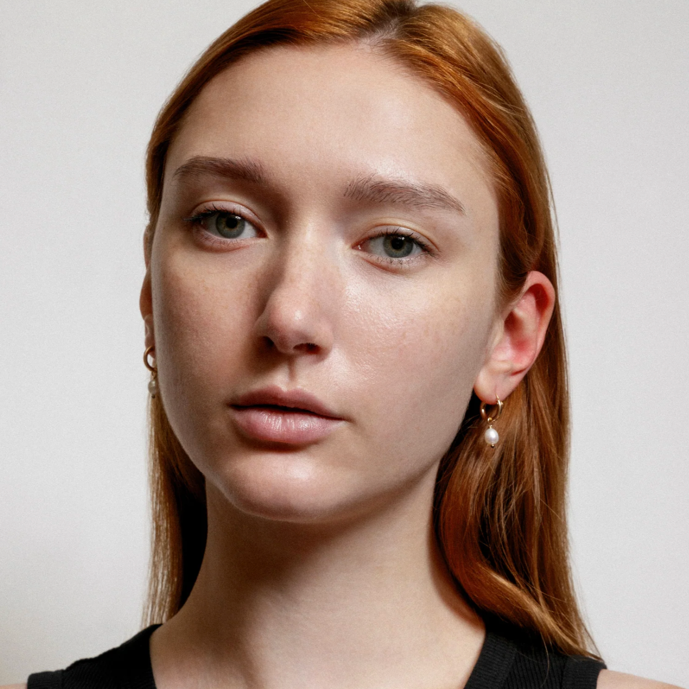 Wolf Circus | Small Pearl Hoops in Gold