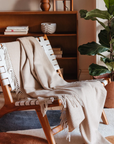 TBCo | Recycled Wool Blanket in Beige Waffle