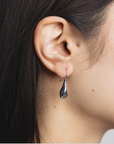 Wolf Circus | Sage Drop Earrings in Silver