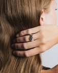 Wolf Circus | Bean Ring in Silver