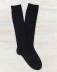 KLUE | Cotton Knee High Socks in Black