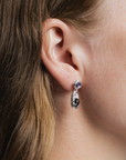 Wolf Circus | Avery Earring in Iolite + Smokey Quartz