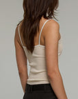 Pradegal | Seela Wool + Silk Sleeveless in Cream